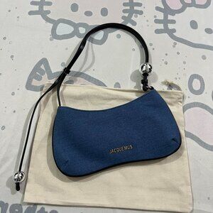 Jacquemus Le Bisou Perle Denim Shoulder Bag
